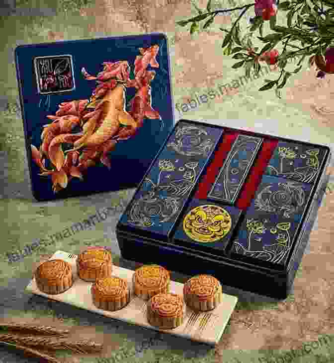 A Round Mooncake With Intricate Designs Pressed Into The Surface Mooncakes And Milk Bread: Sweet And Savory Recipes Inspired By Chinese Bakeries