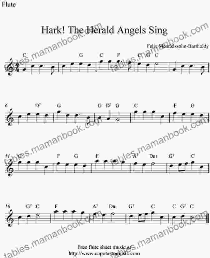 Hark! The Herald Angels Sing Christmas Carols For Flute 20 Traditional Christmas Carols For Flute 1: Easy Key For Beginners