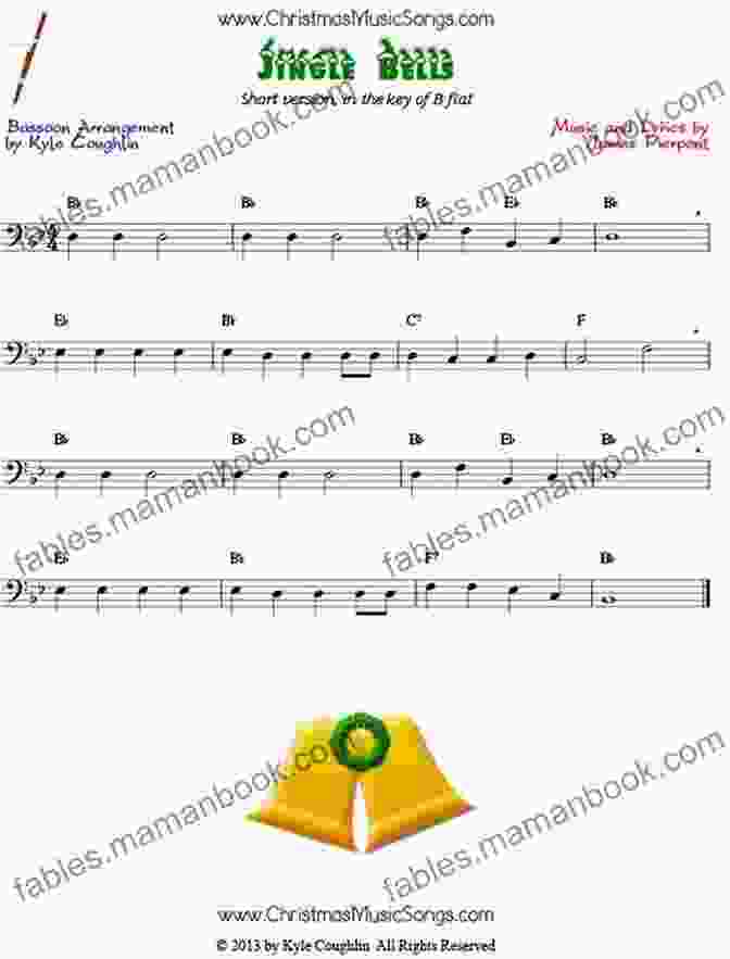 Jingle Bells Sheet Music For Solo Bassoon 10 Easy Christmas Tunes Solo Cello/Bassoon/Trombone Piano