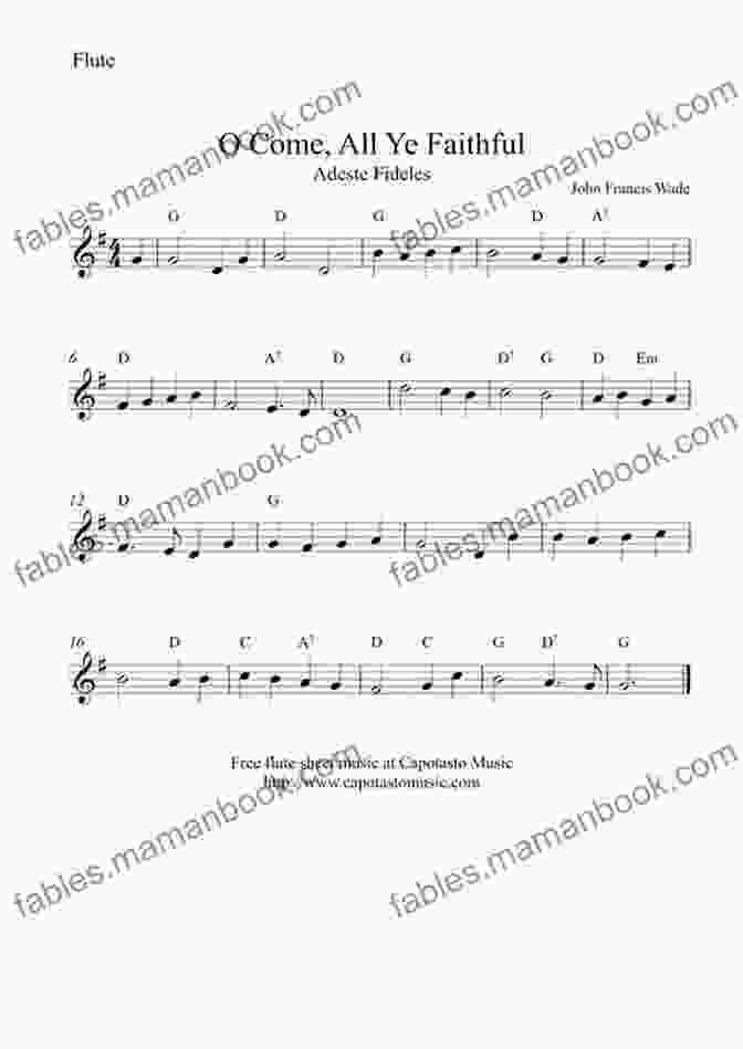 O Come, All Ye Faithful Christmas Carols For Flute 20 Traditional Christmas Carols For Flute 1: Easy Key For Beginners
