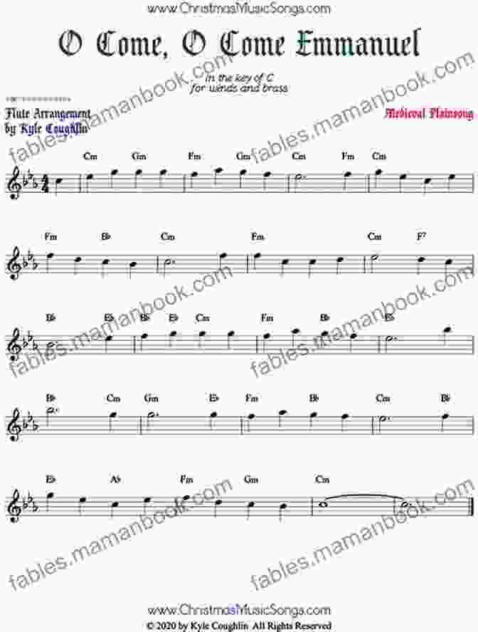O Come, O Come, Emmanuel Christmas Carols For Flute 20 Traditional Christmas Carols For Flute 1: Easy Key For Beginners
