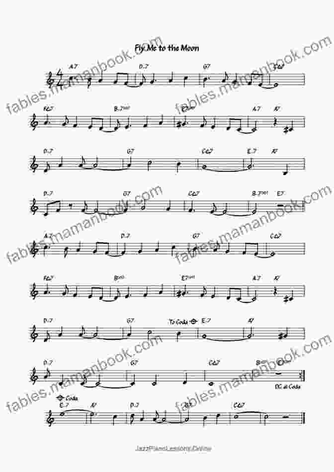 Sheet Music For 'Fly Me To The Moon' Jazz Standard Singin With The Jazz Combo (Alto Saxophone): 10 Jazz Standards For Vocalists With Combo Accompaniment