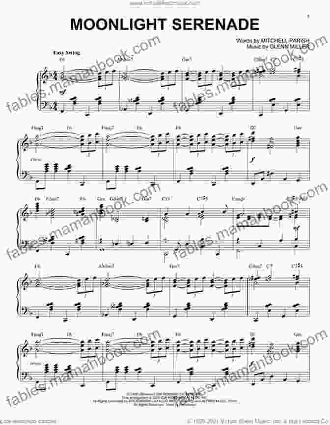 Sheet Music For 'Moonlight Serenade' Jazz Standard Singin With The Jazz Combo (Alto Saxophone): 10 Jazz Standards For Vocalists With Combo Accompaniment