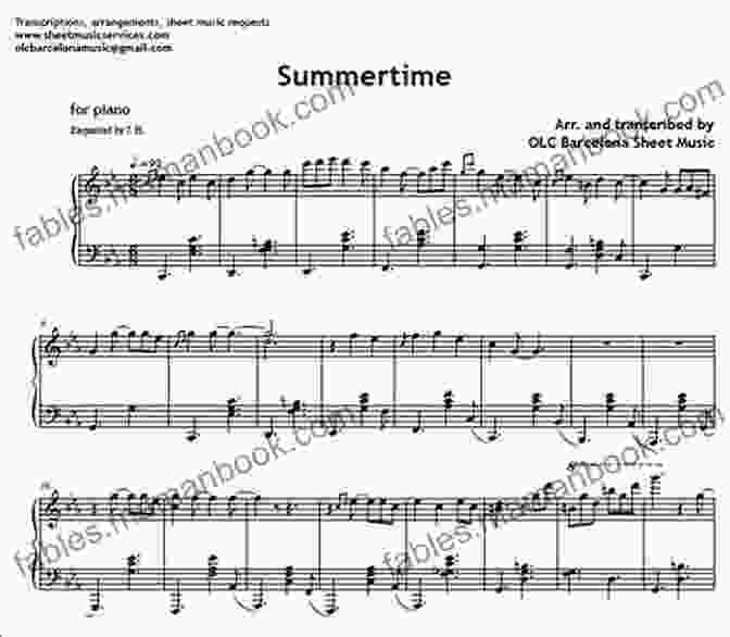 Sheet Music For 'Summertime' Jazz Standard Singin With The Jazz Combo (Alto Saxophone): 10 Jazz Standards For Vocalists With Combo Accompaniment
