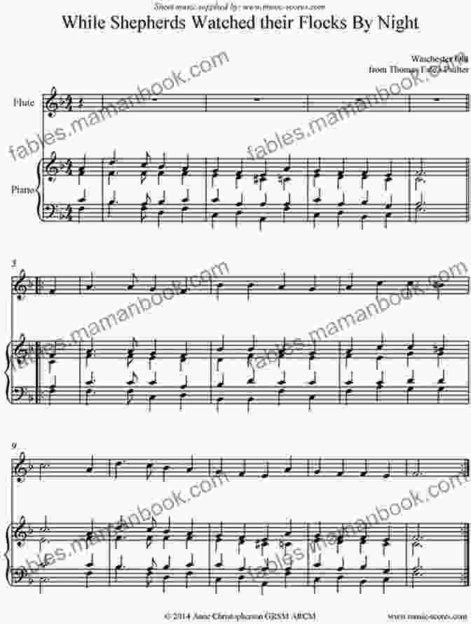 While Shepherds Watched Their Flocks Christmas Carols For Flute 20 Traditional Christmas Carols For Flute 1: Easy Key For Beginners