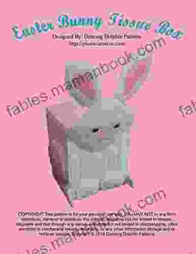 Easter Bunny Tissue Box: Plastic Canvas Pattern